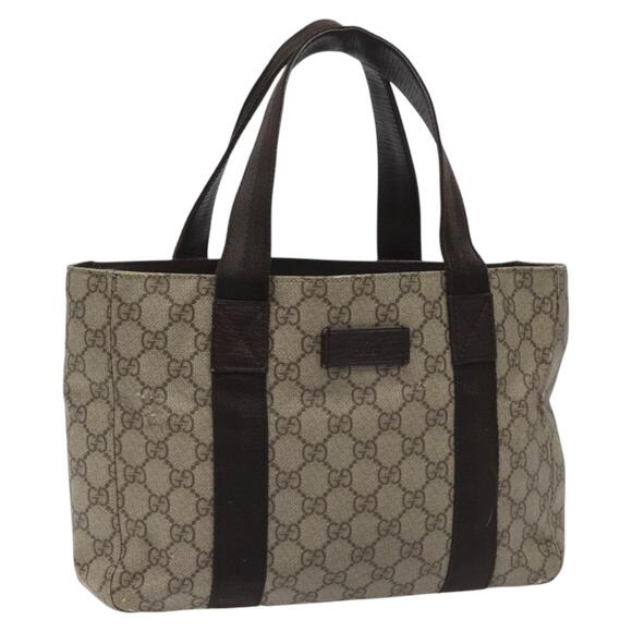 GUCCI GG Supreme Tote Bag Pvc Beige - Picture 1 of 16